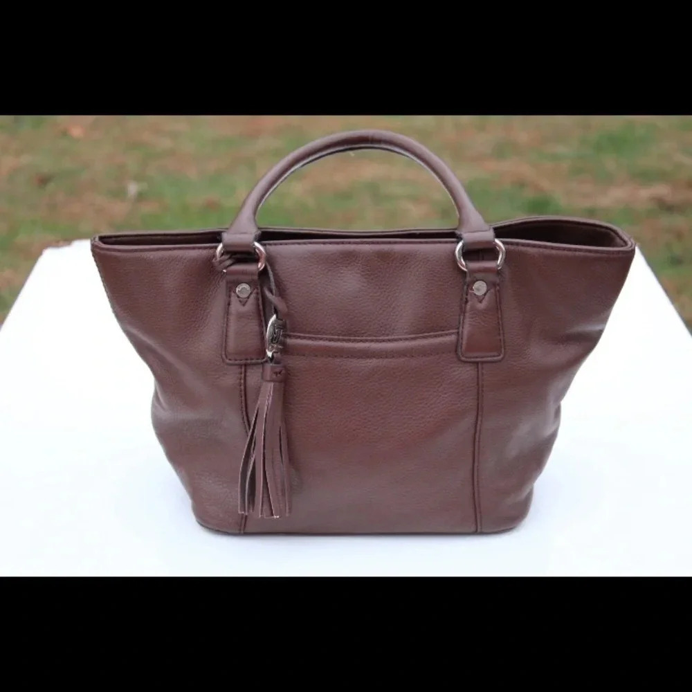 Tignanello tassel tote bag